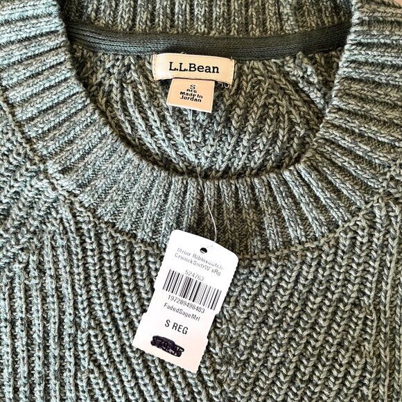 NWT L.L. Bean Mariner Shaker Sweater | Size Small - Picture 2 of 8